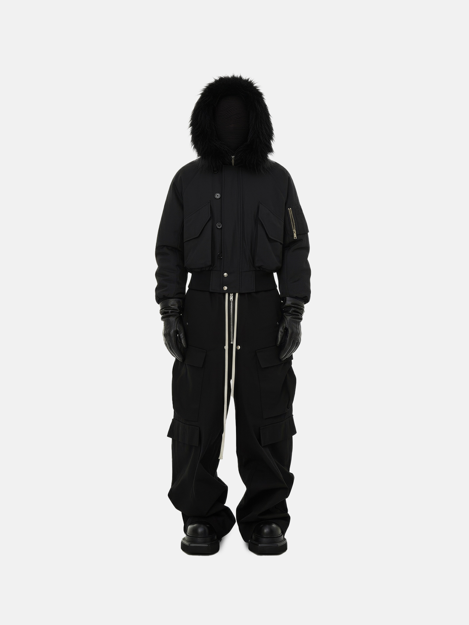 Chaqueta Urban con ribete de pelo