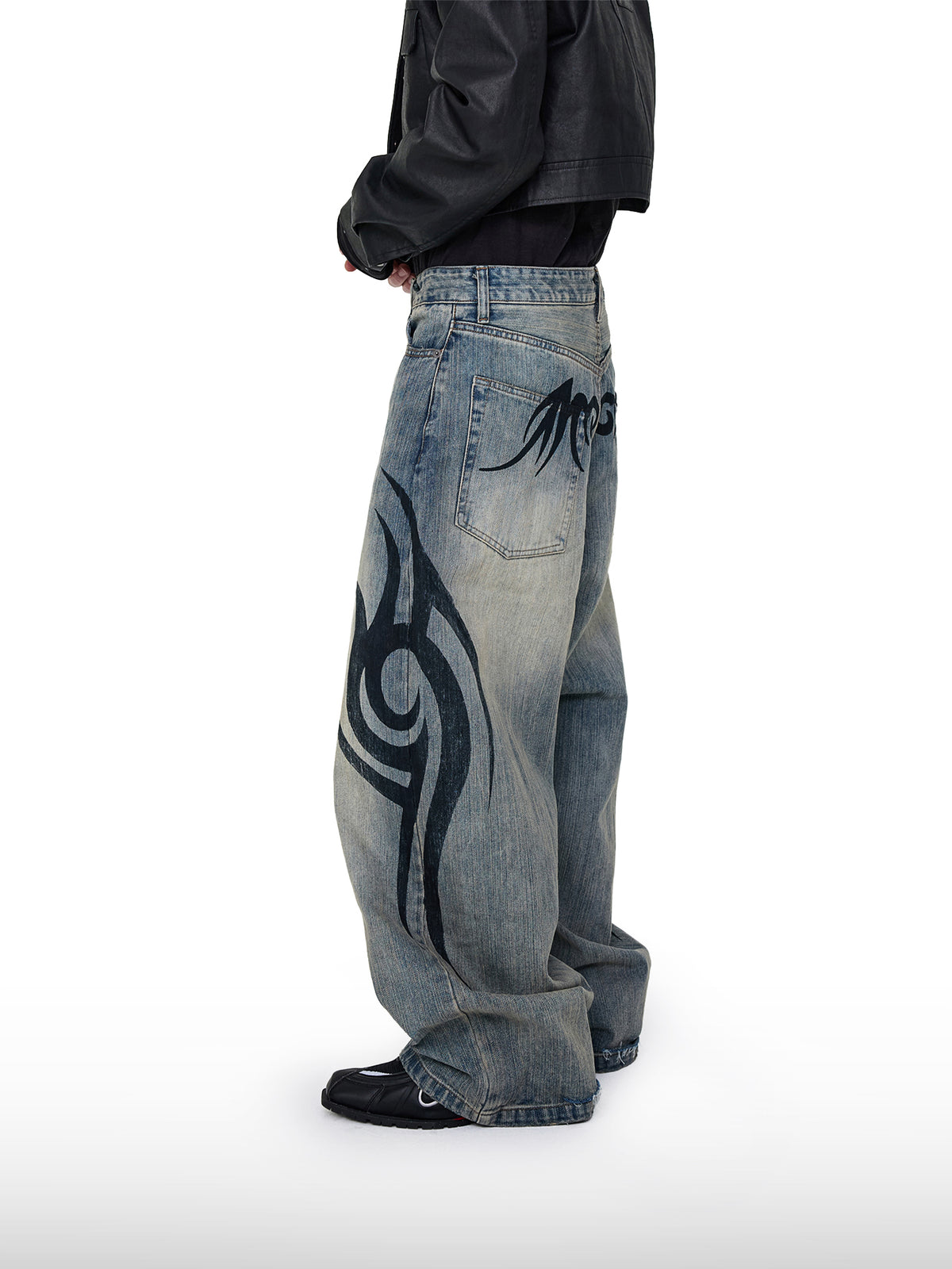Faded Tribal-jeans