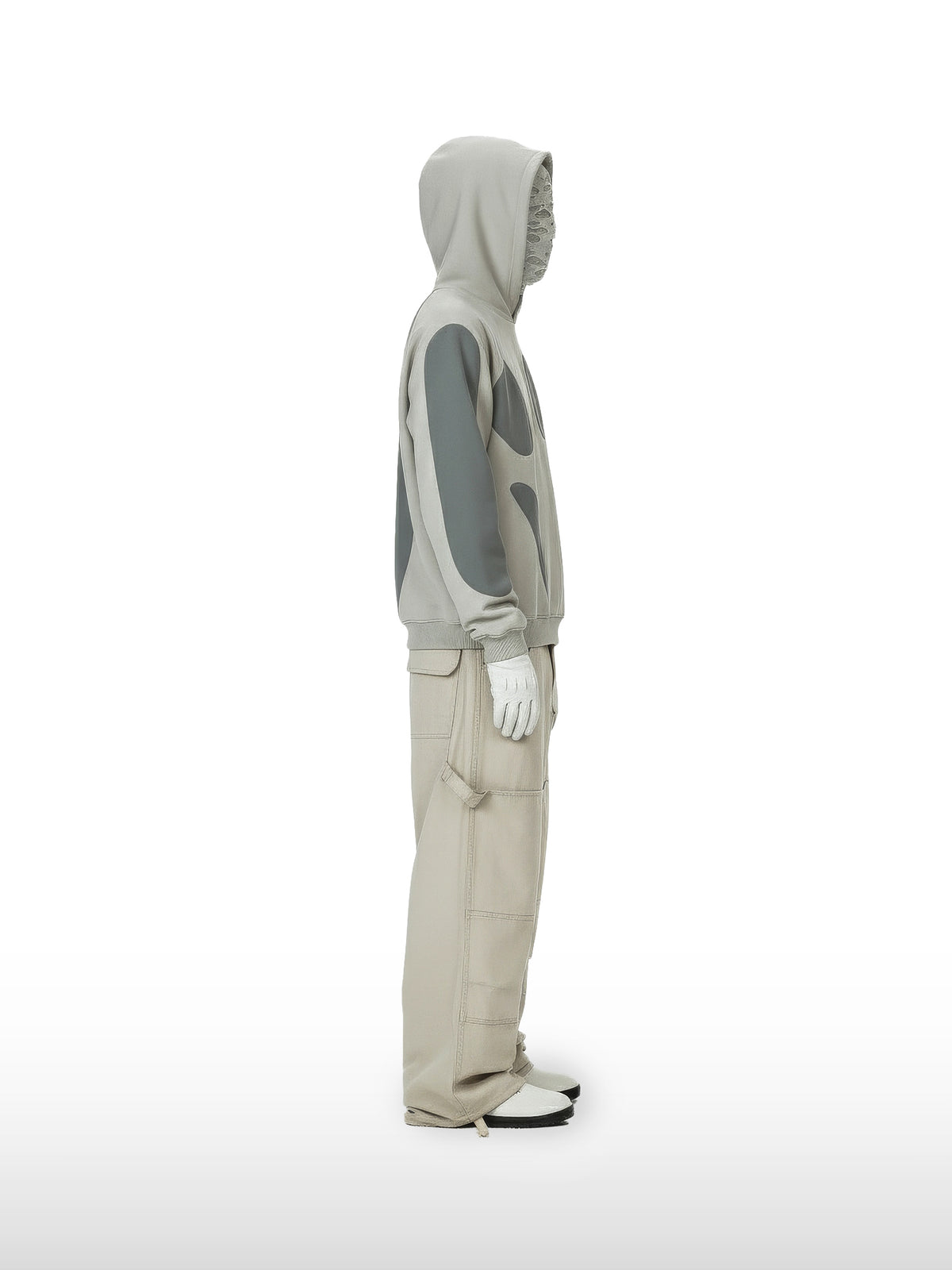 Futurist Panel Hoodie