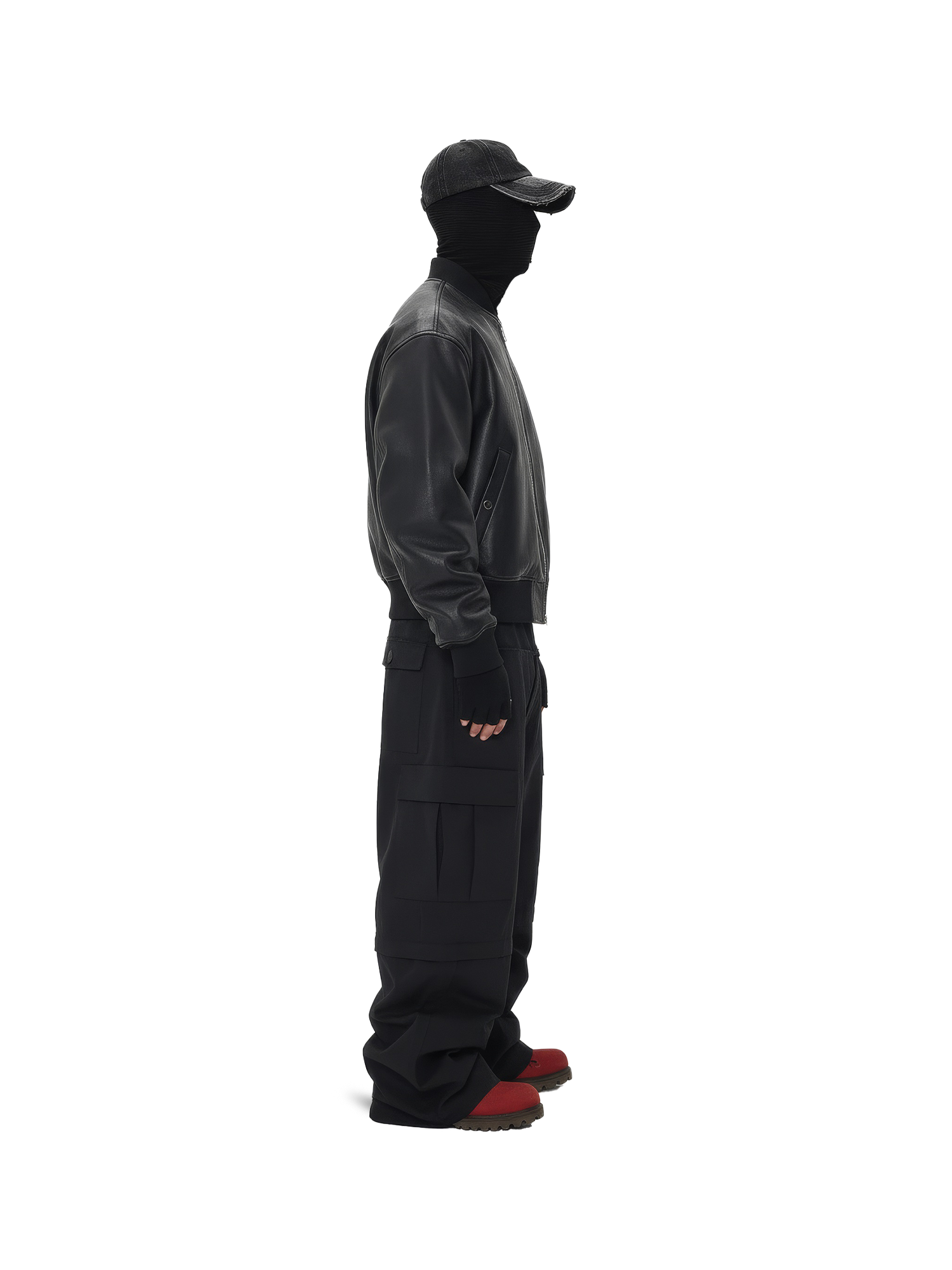 Bomberjacke mit Glanz