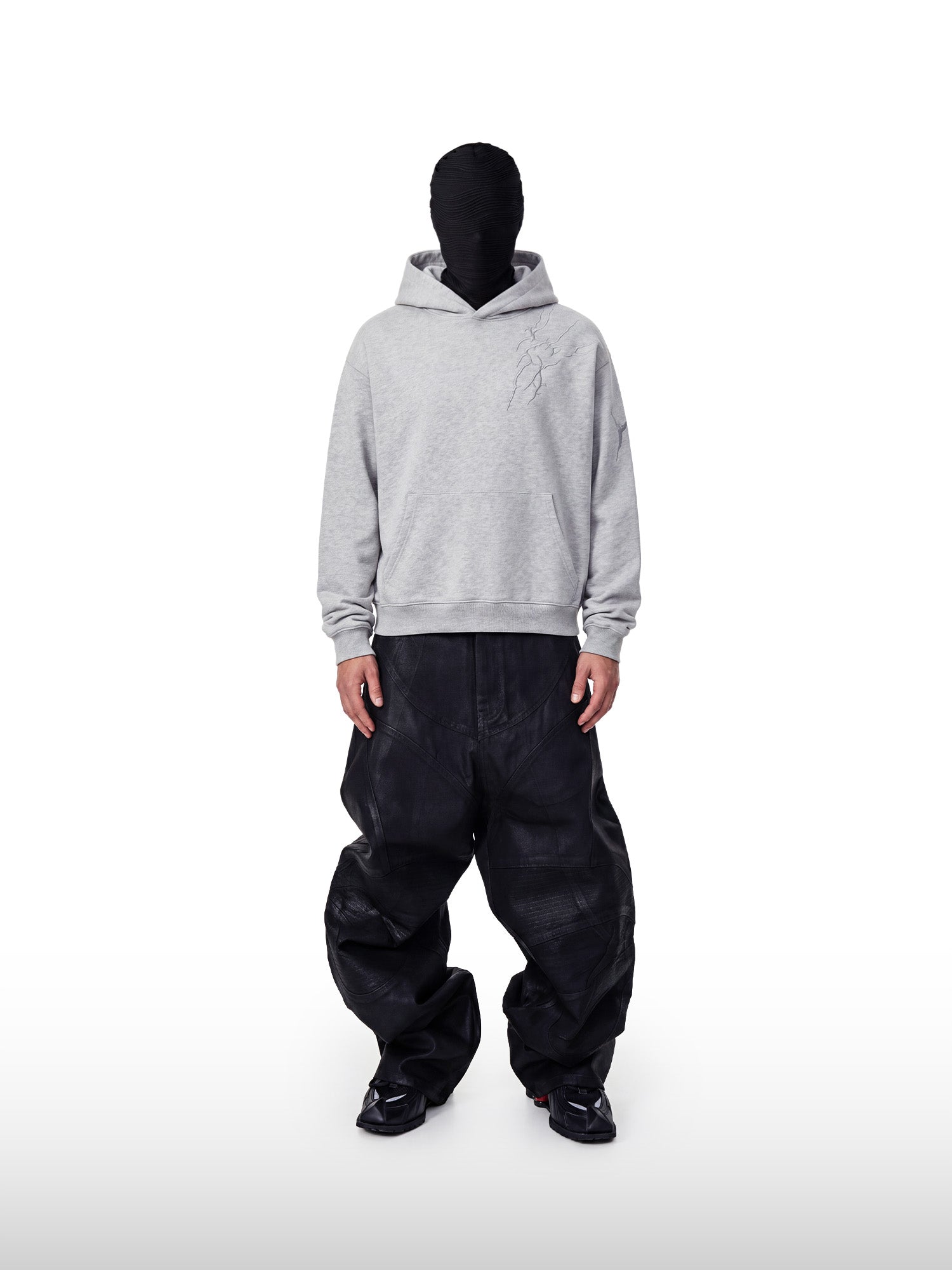 Sweat à Capuche Oversize Glitch Vein