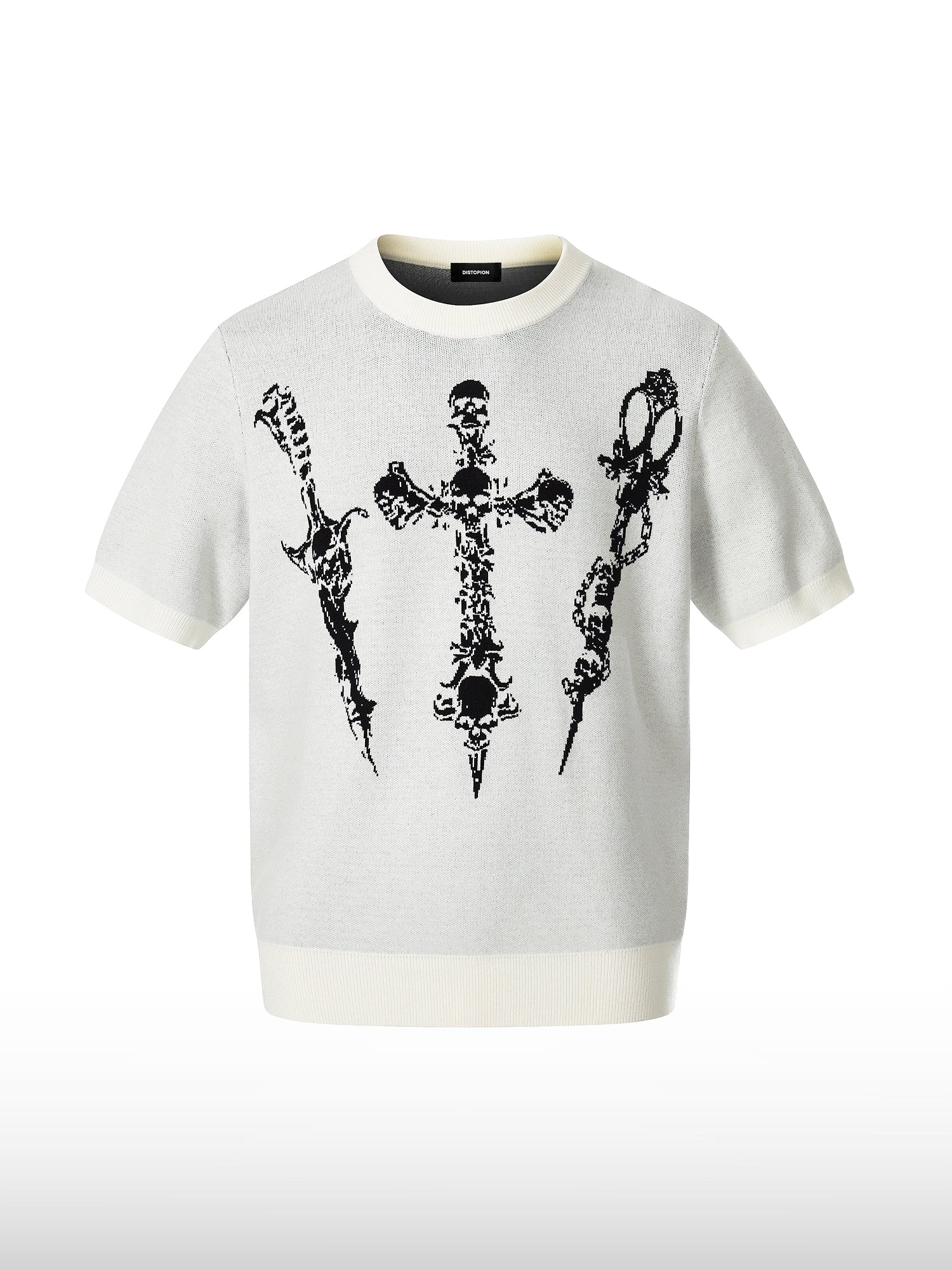 Gothic Graphic Jacquard Tee
