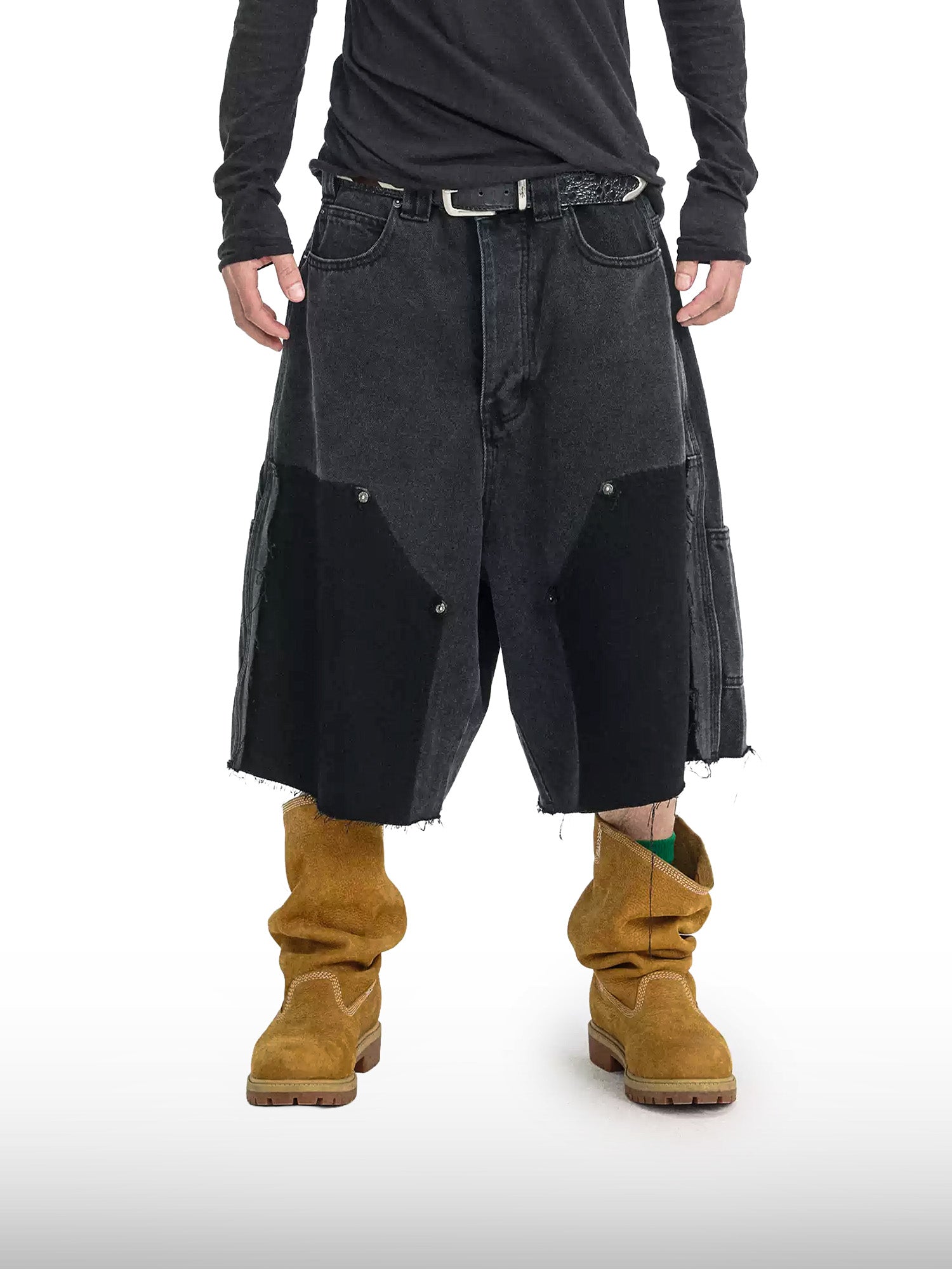 Grid Lock Riveted Cargo Shorts