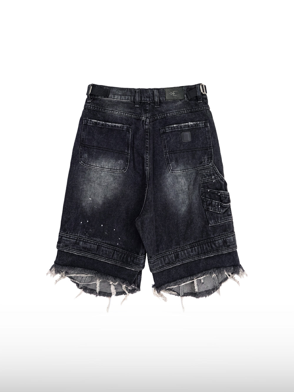 Grunge Denim Shorts