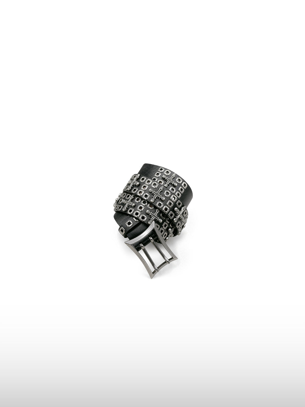 Heavy Studded Skull Belt