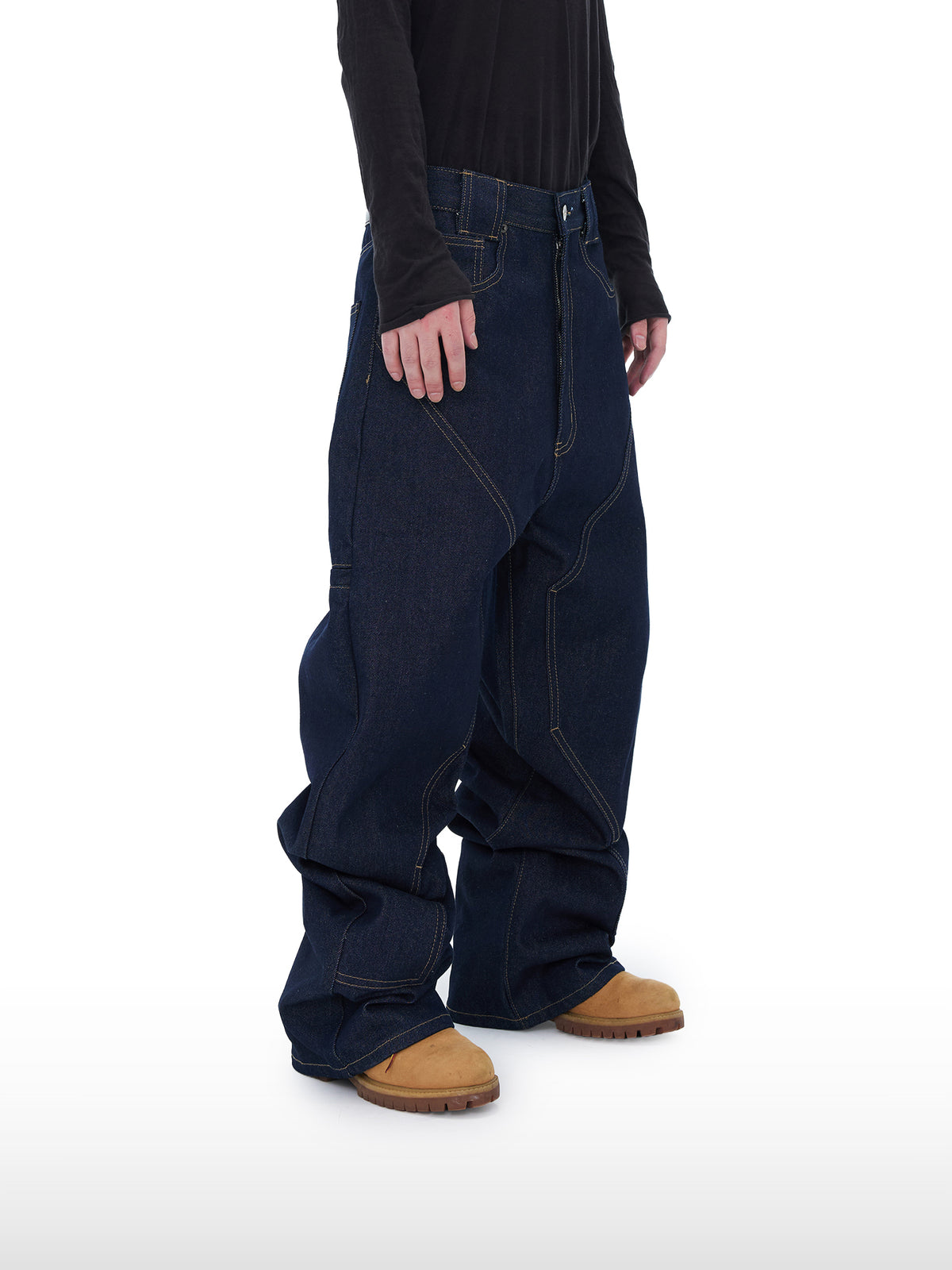 Industrial Paneled Jeans