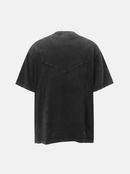 Jagged Yoke Tee