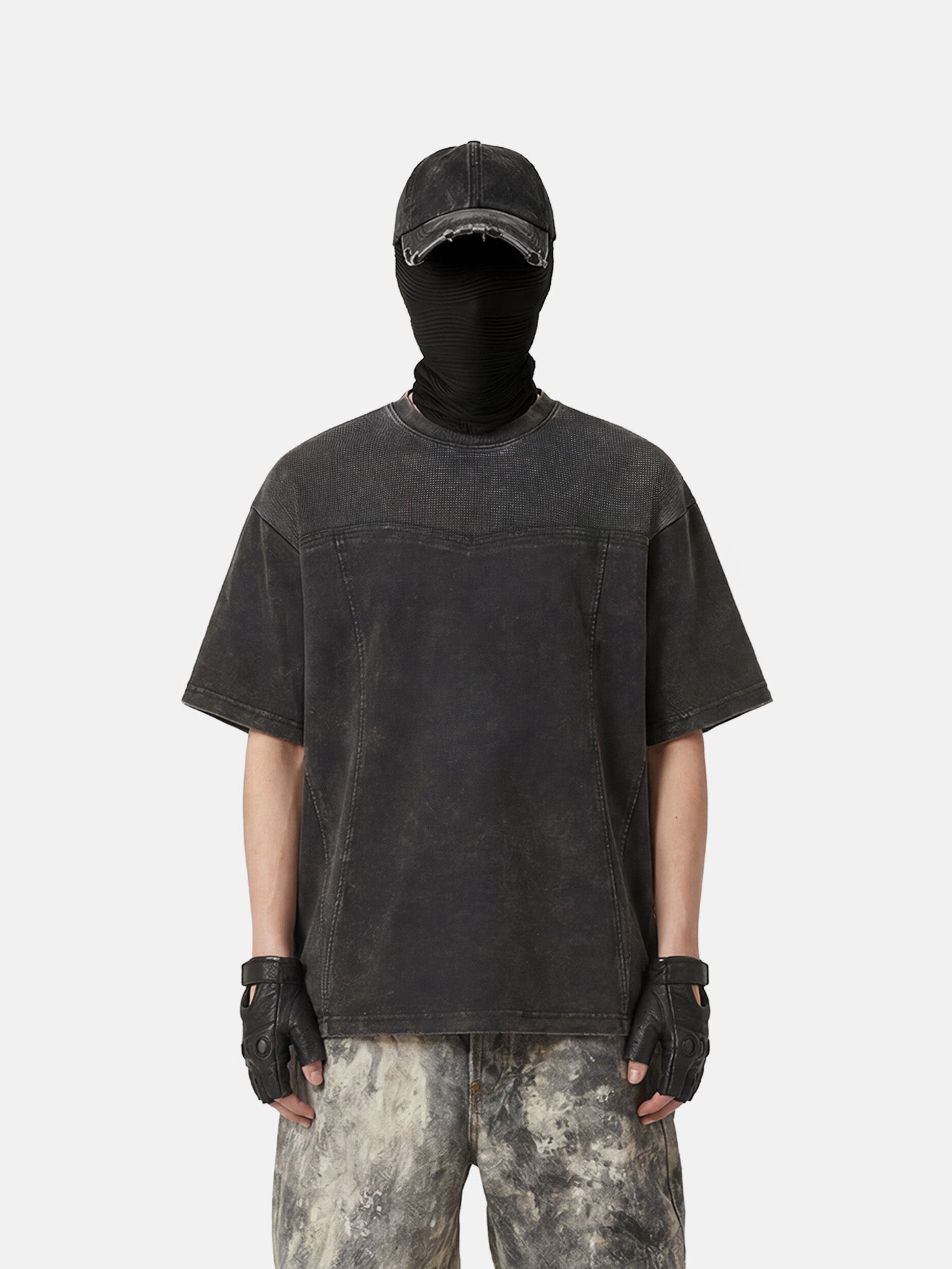 T-shirt hybride à panneaux cinétiques