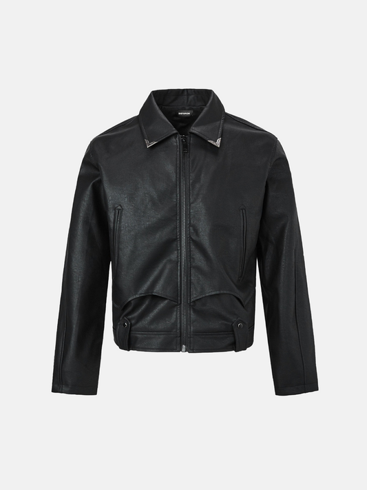 Metal Collar Jacket