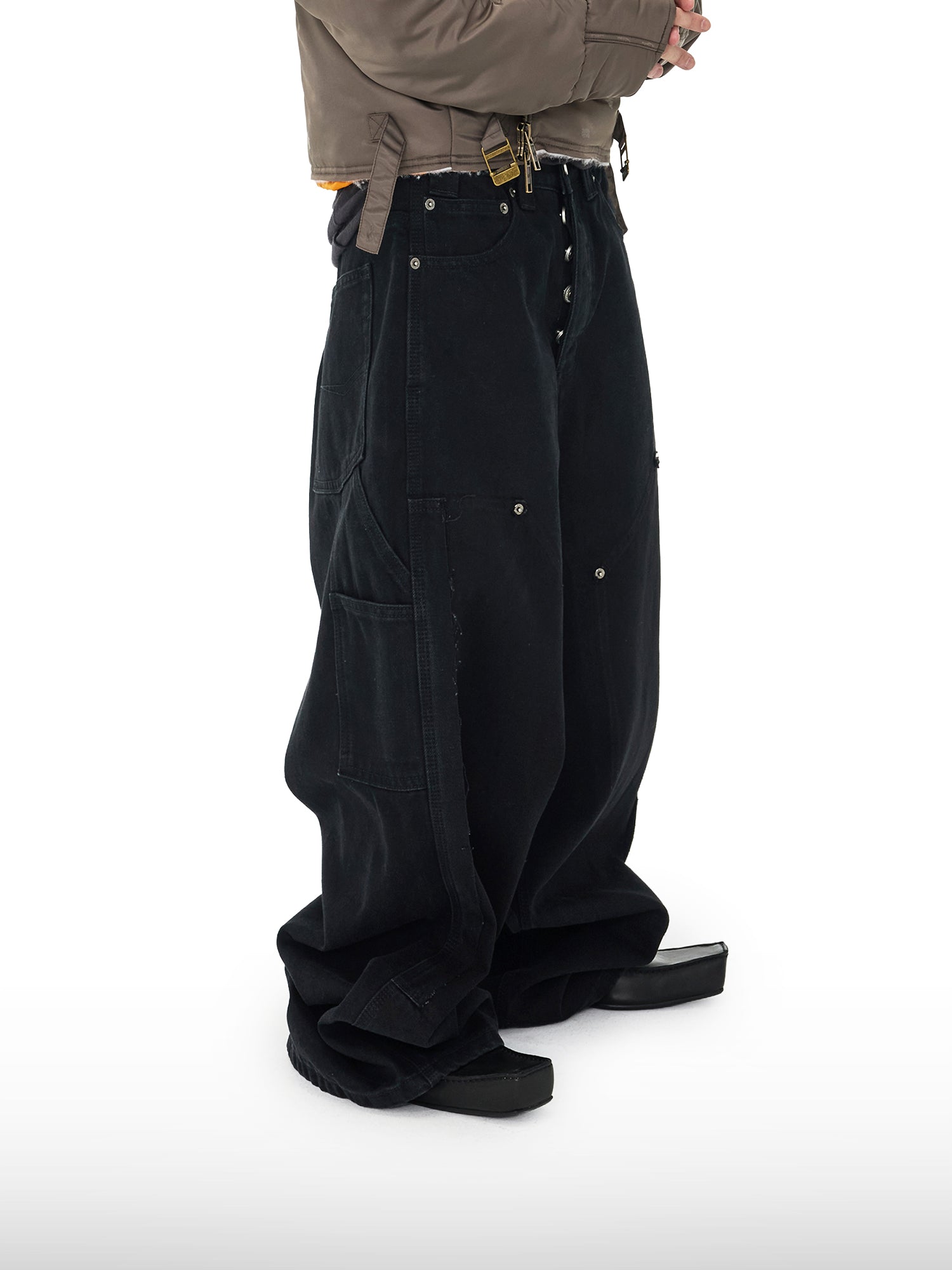 Modern Street Utility Jeans