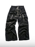 Multi-Zip Wide Pants
