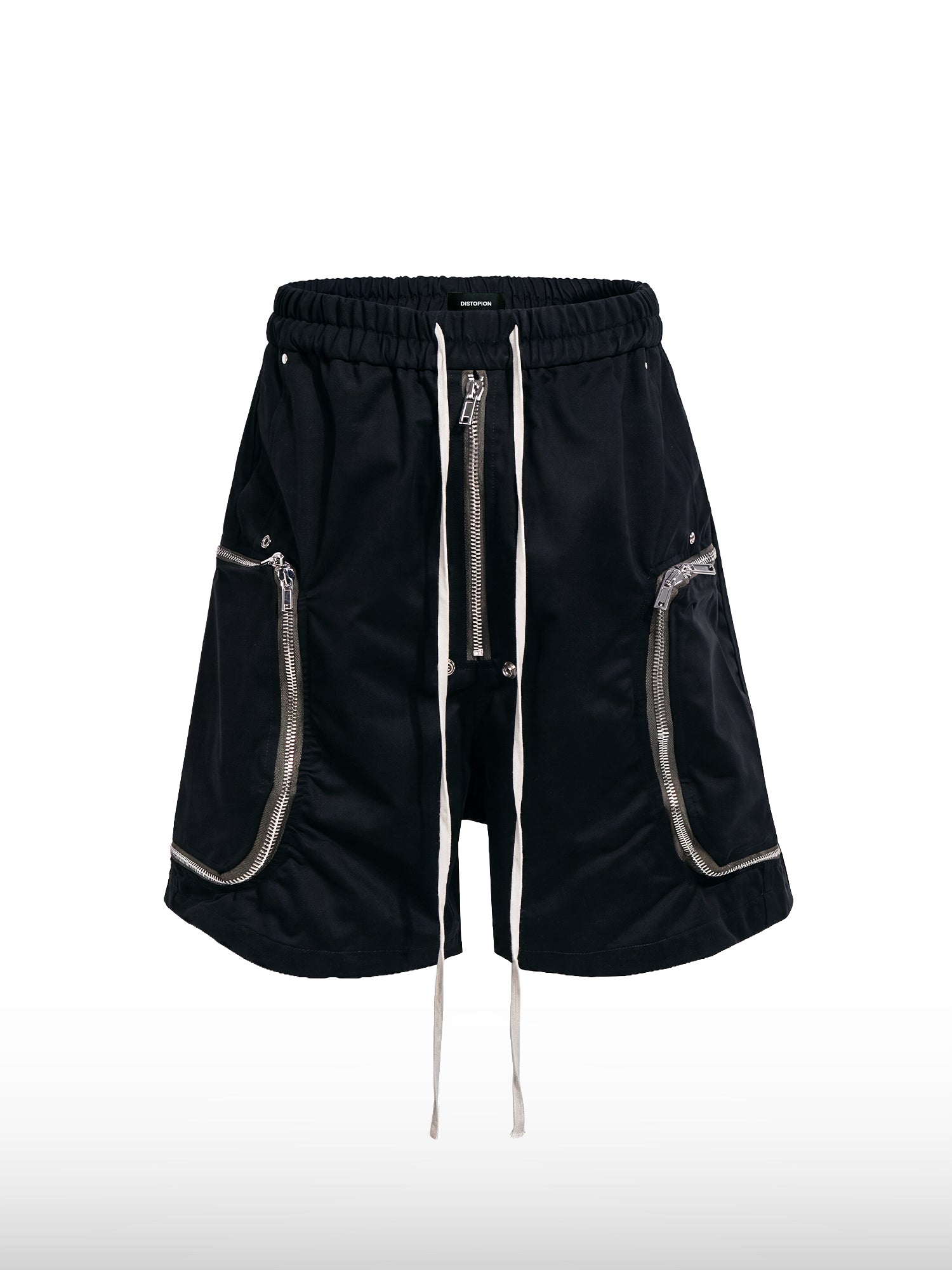 Multi-Zipper Cargo Shorts