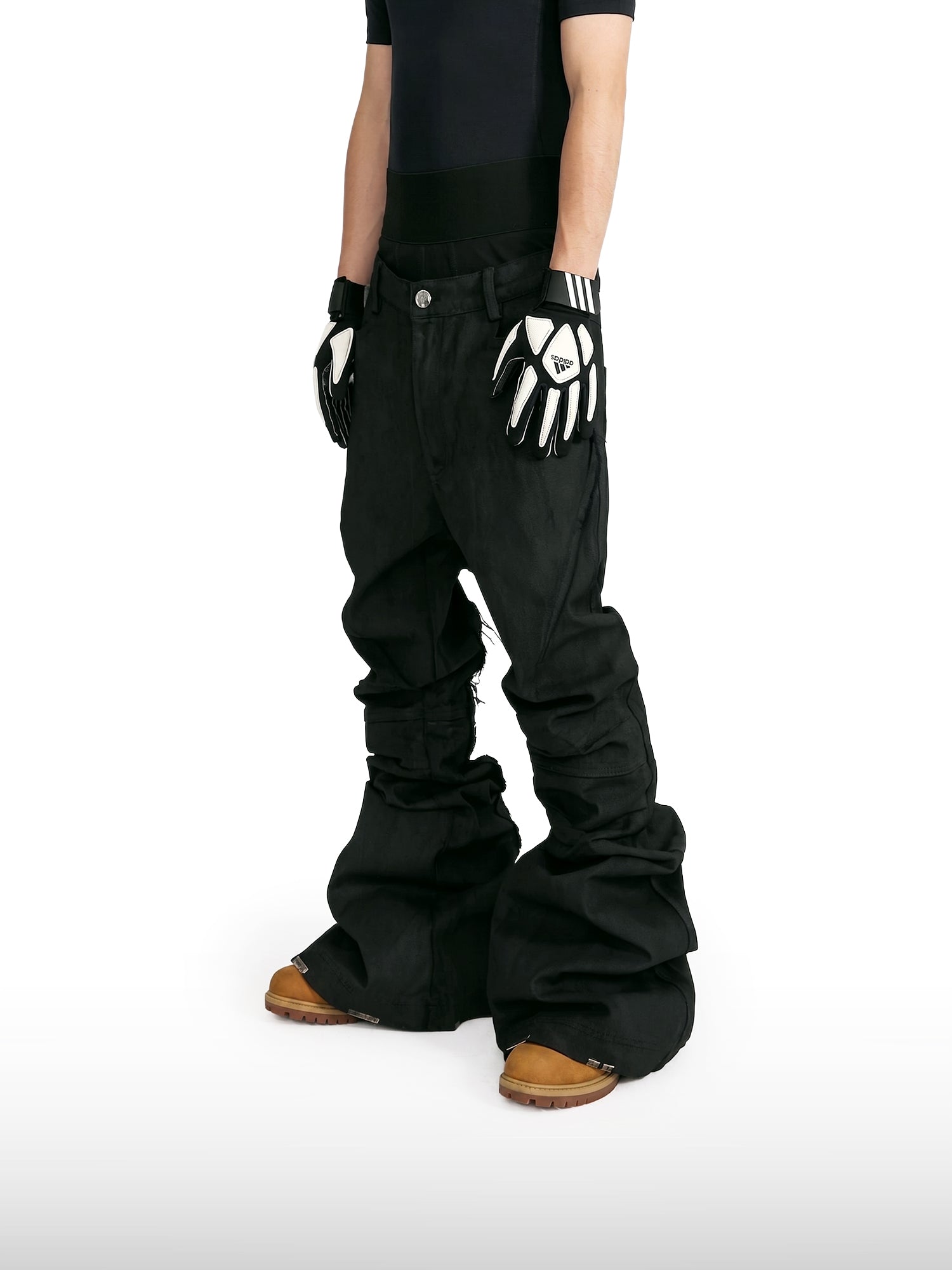 Night Black Flared Jeans
