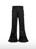Night Black Flared Jeans