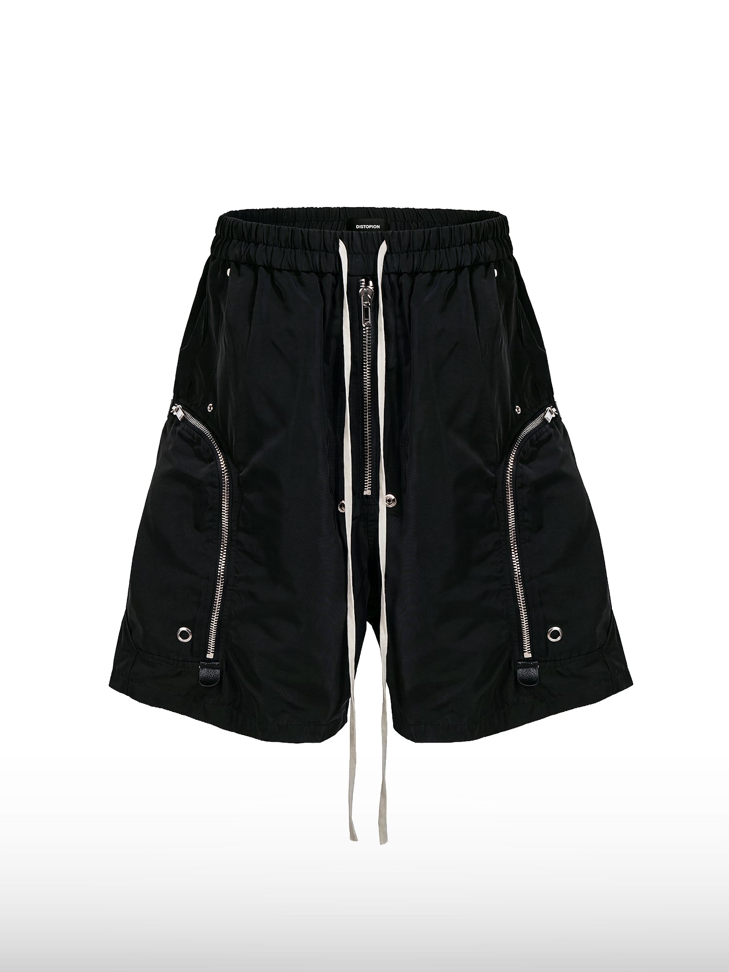 Oversized Zipper Cargo Shorts