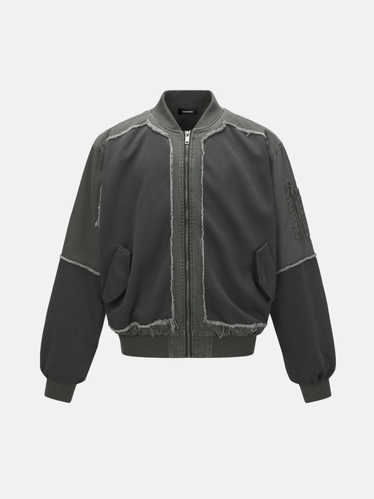 Giubbotto bomber patchwork