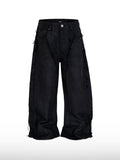 Gitzwarte jeans