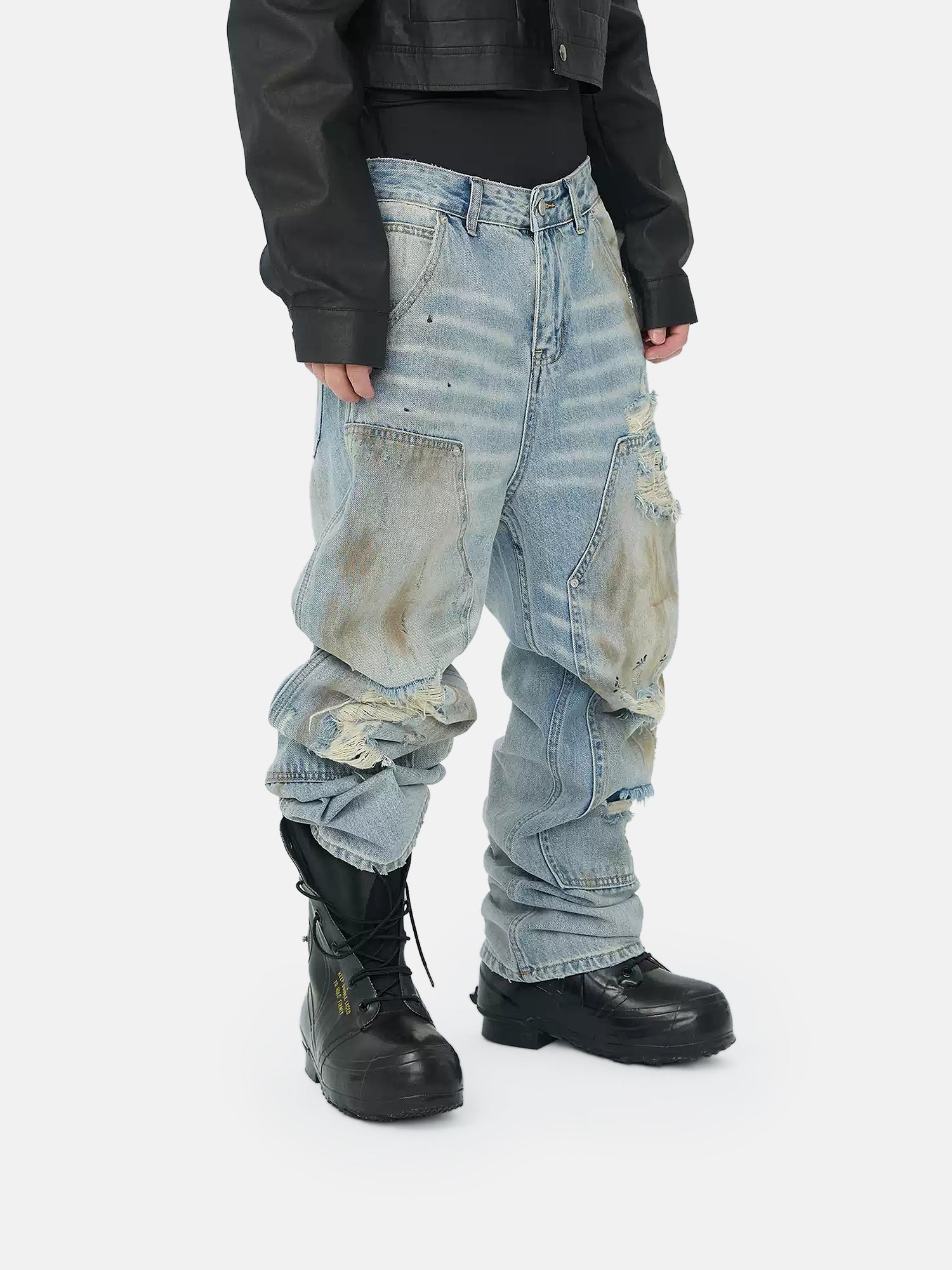 Jeans Desgastados Riot