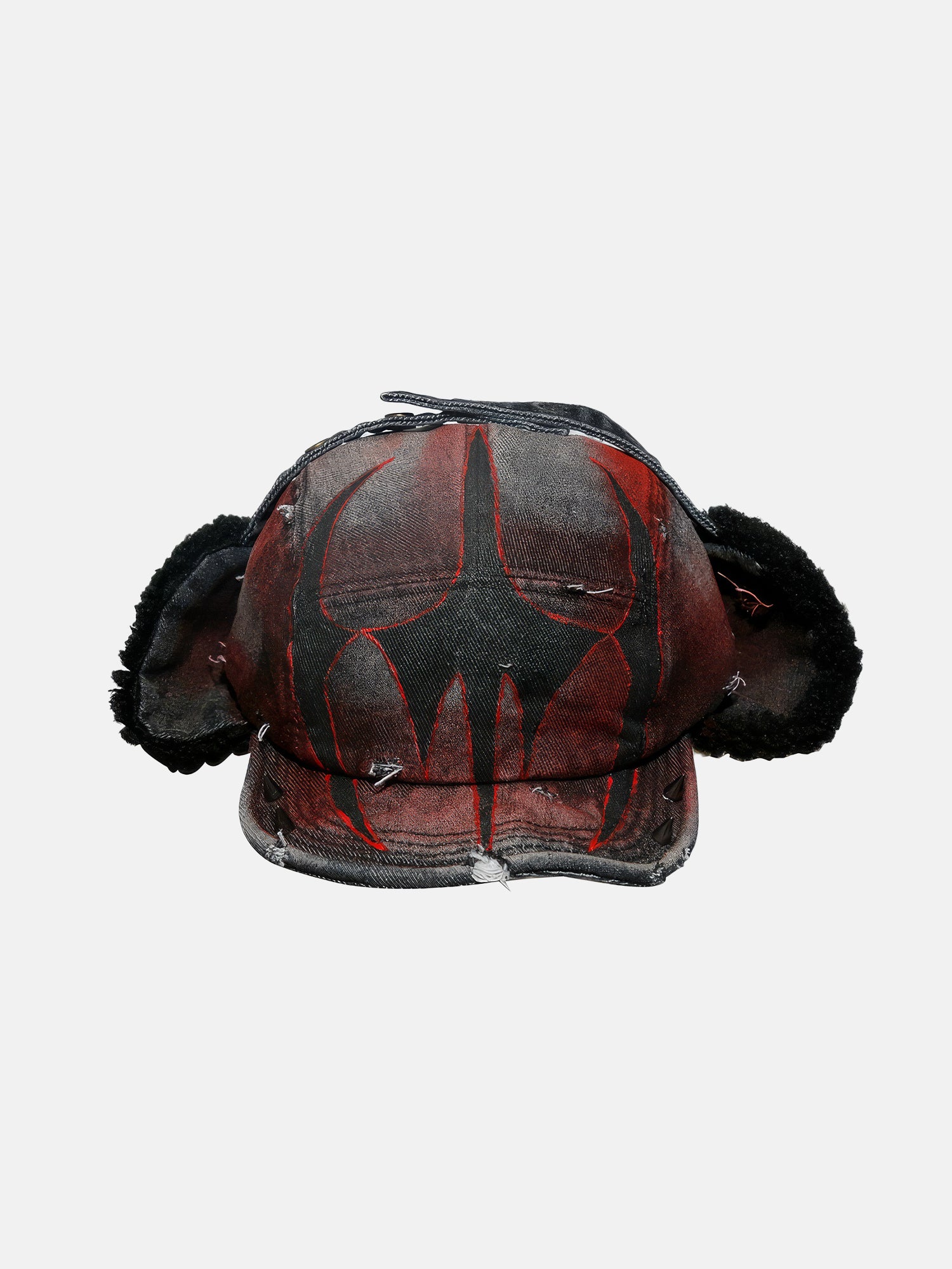 Red Flame Trapper Hat