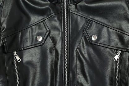 Veste de moto rétro