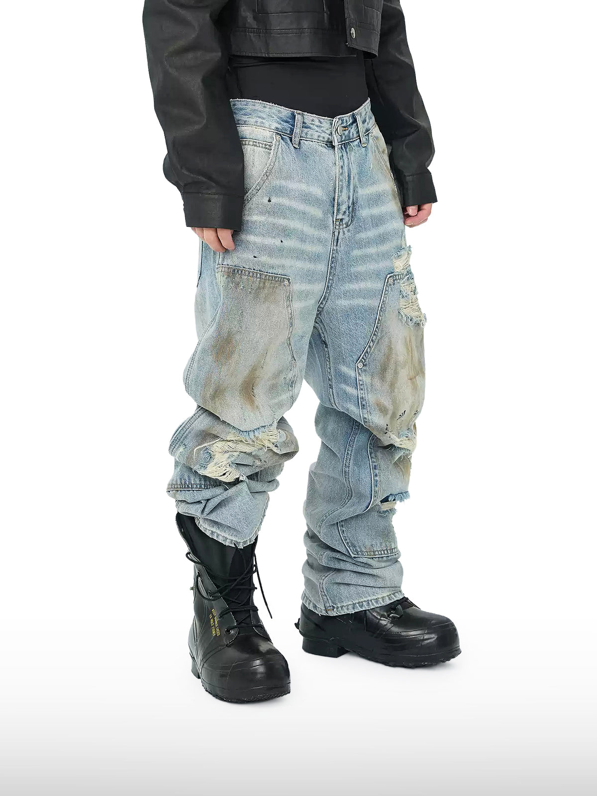 Faded Riot-jeans