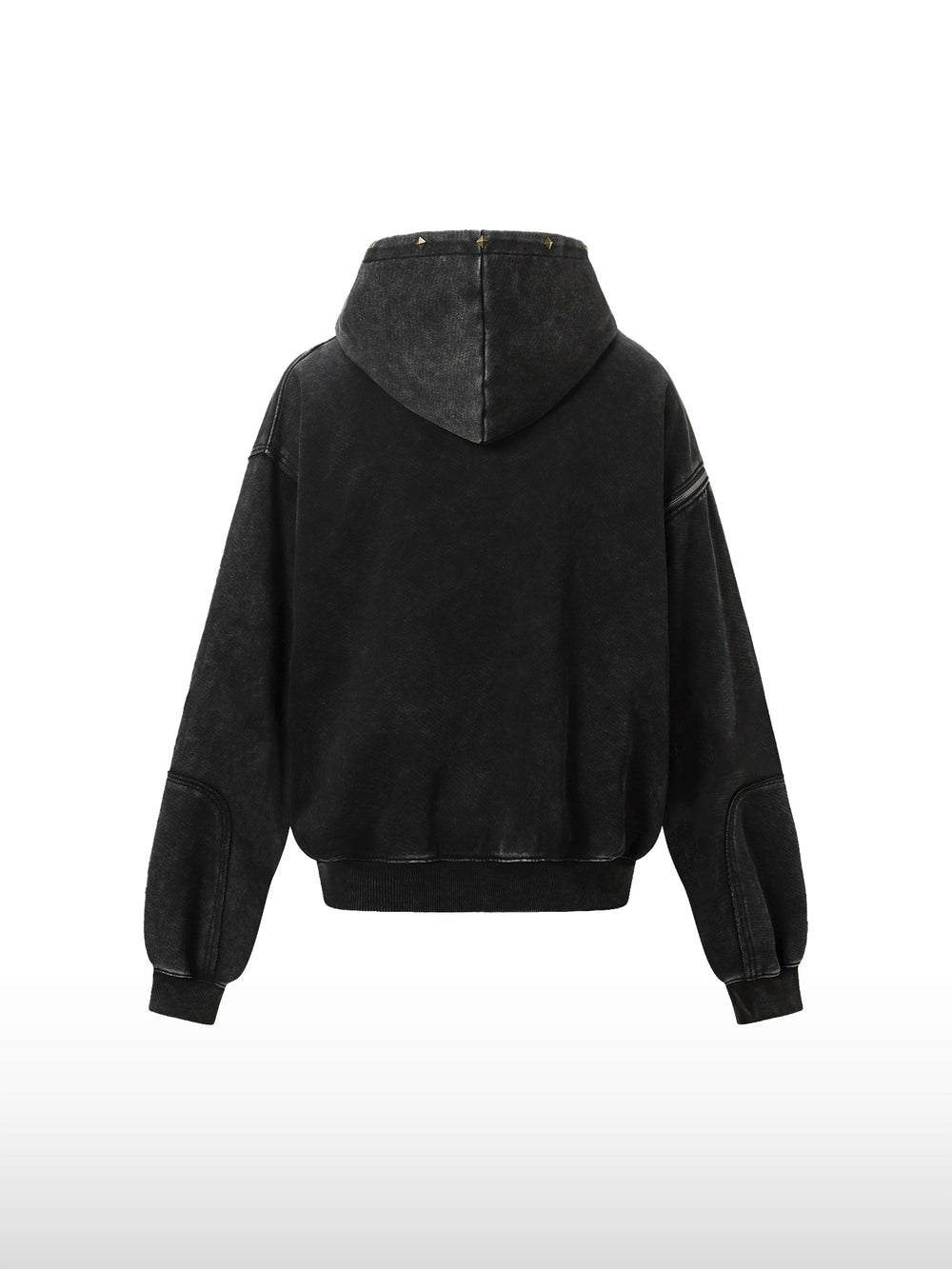 Hoodie met klinknagels