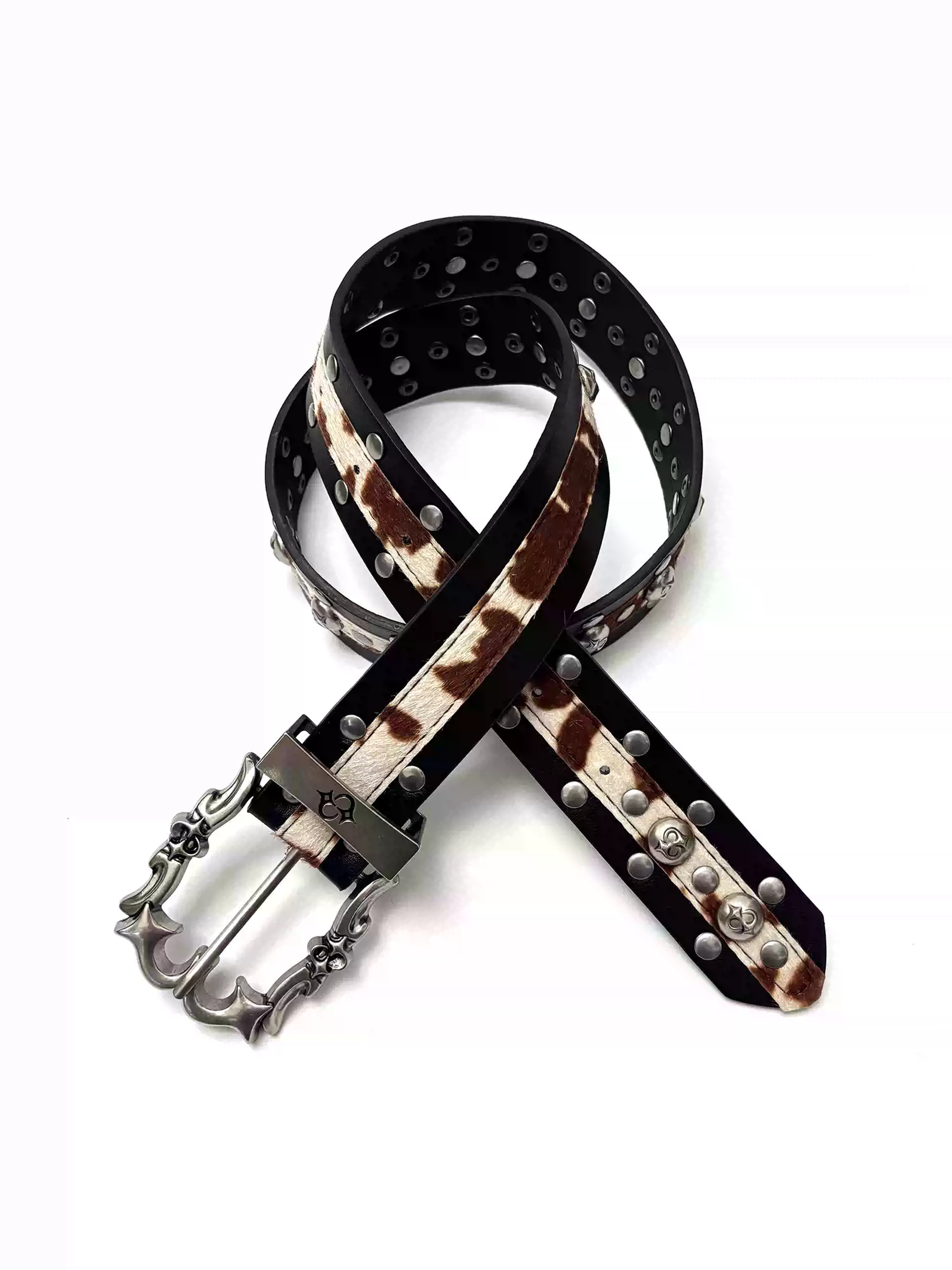 Cinturón resistente de piel de vaca