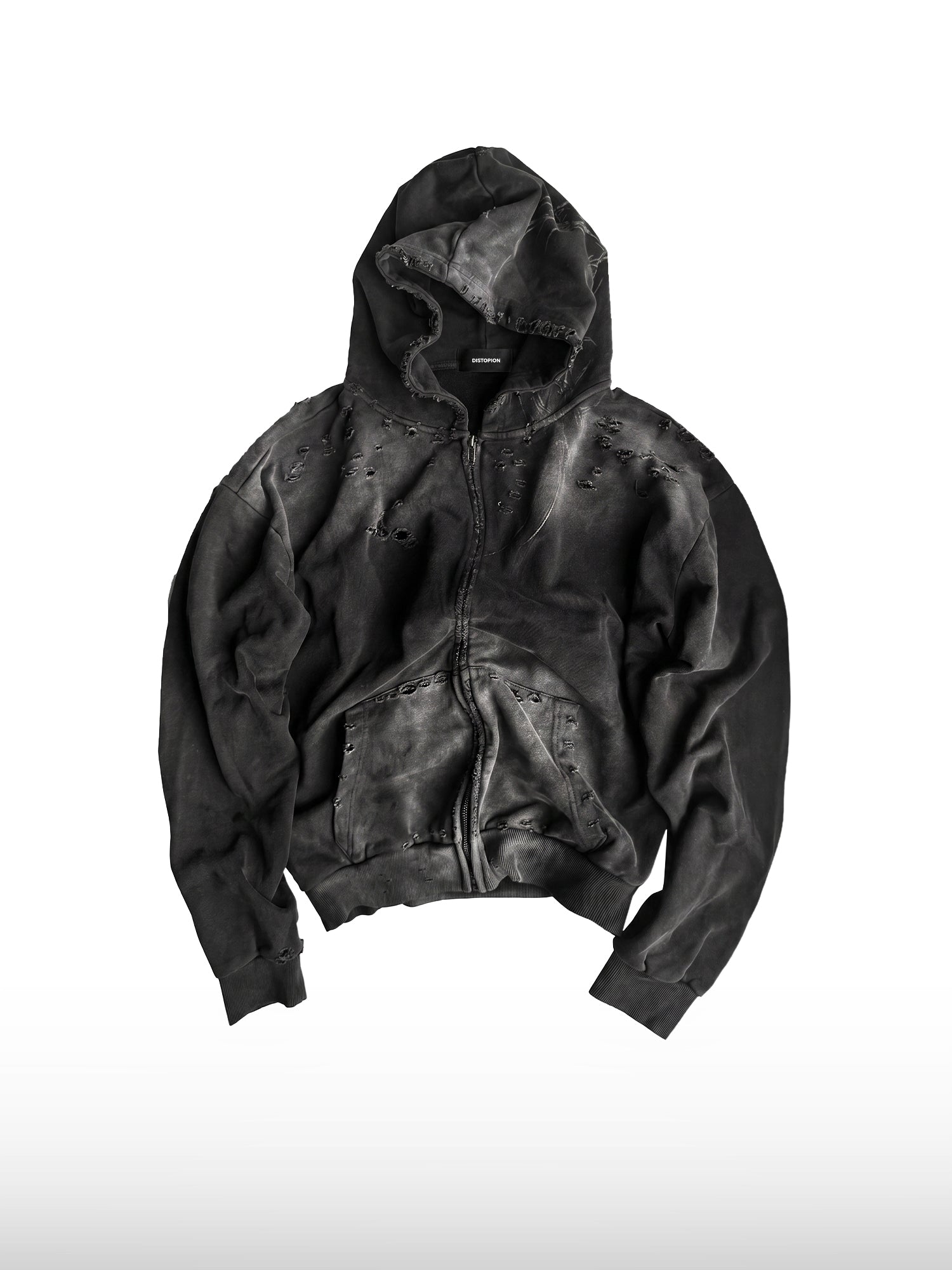 Rugged Washed Zip Hoodie