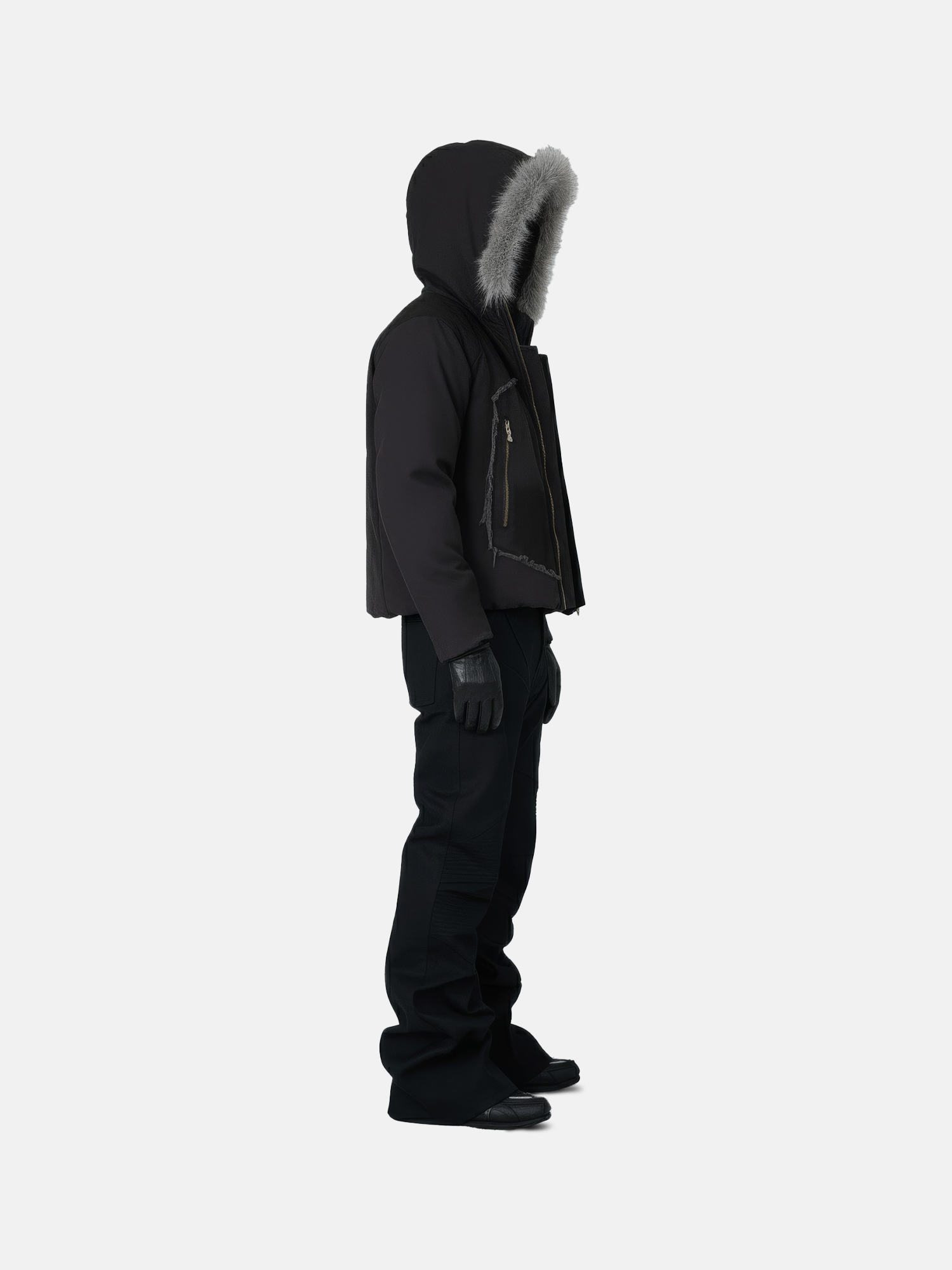 Chaqueta Stormveil Distressed con capucha