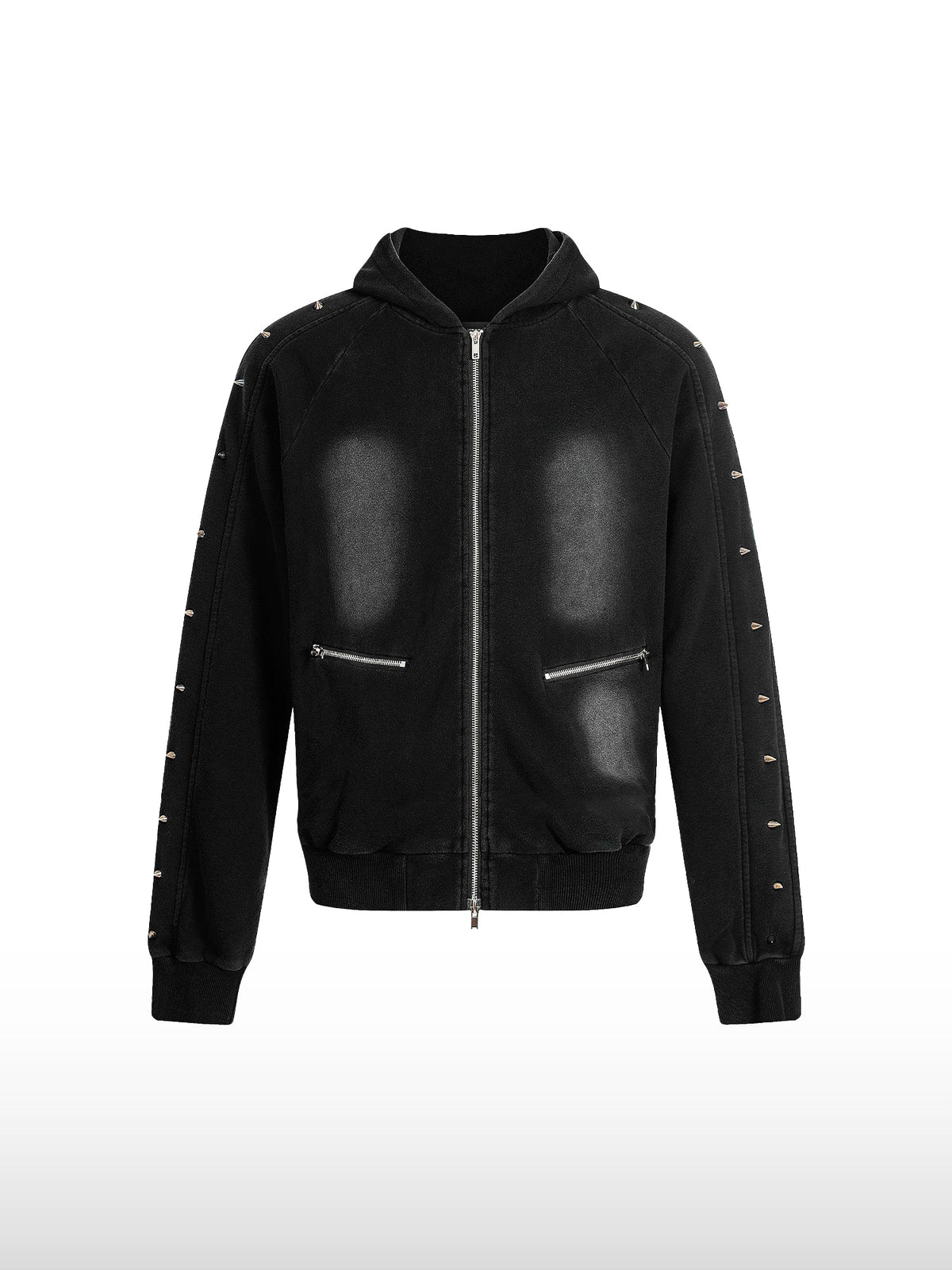 Studded Hoodie Jacket