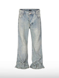 Vide jeans med stacked passform