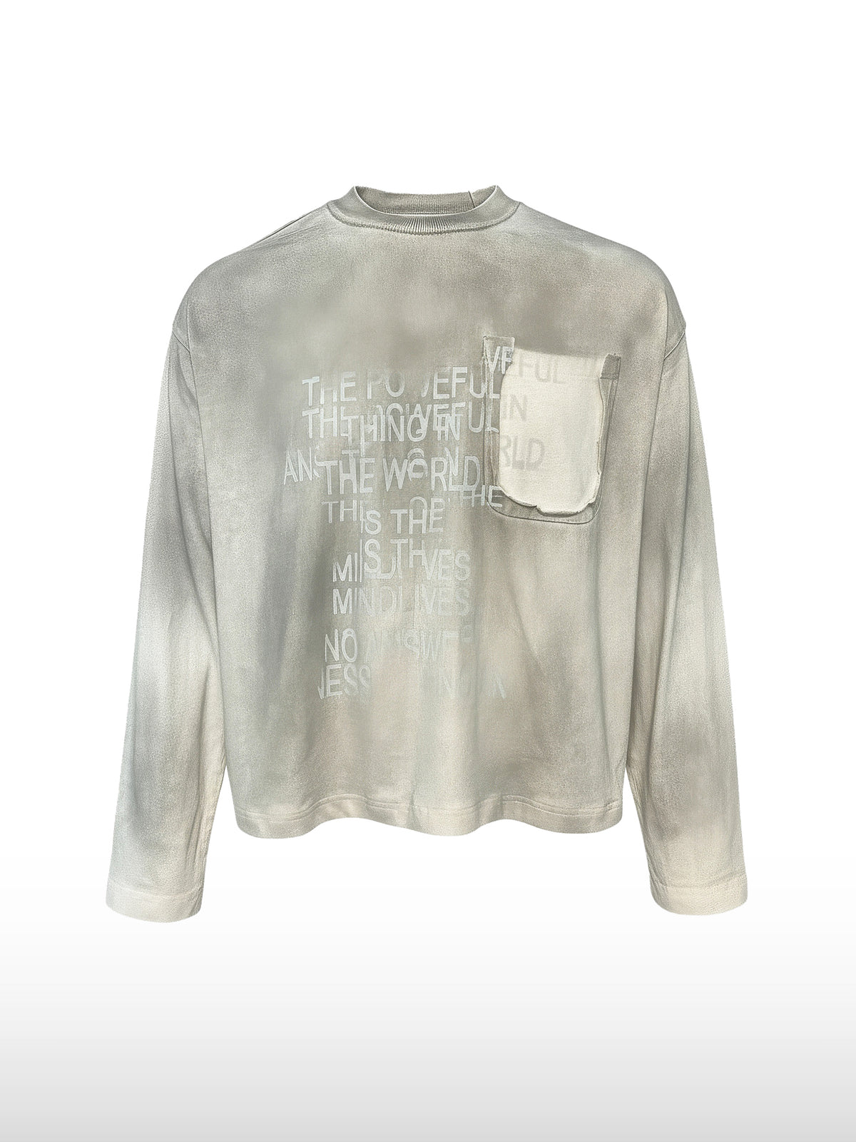 Stonewash Text Tee