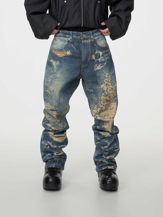 Poudarjene Art Jeans