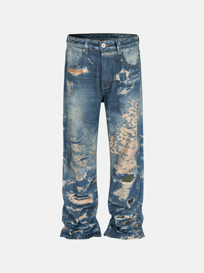 Stressed Art Jeans