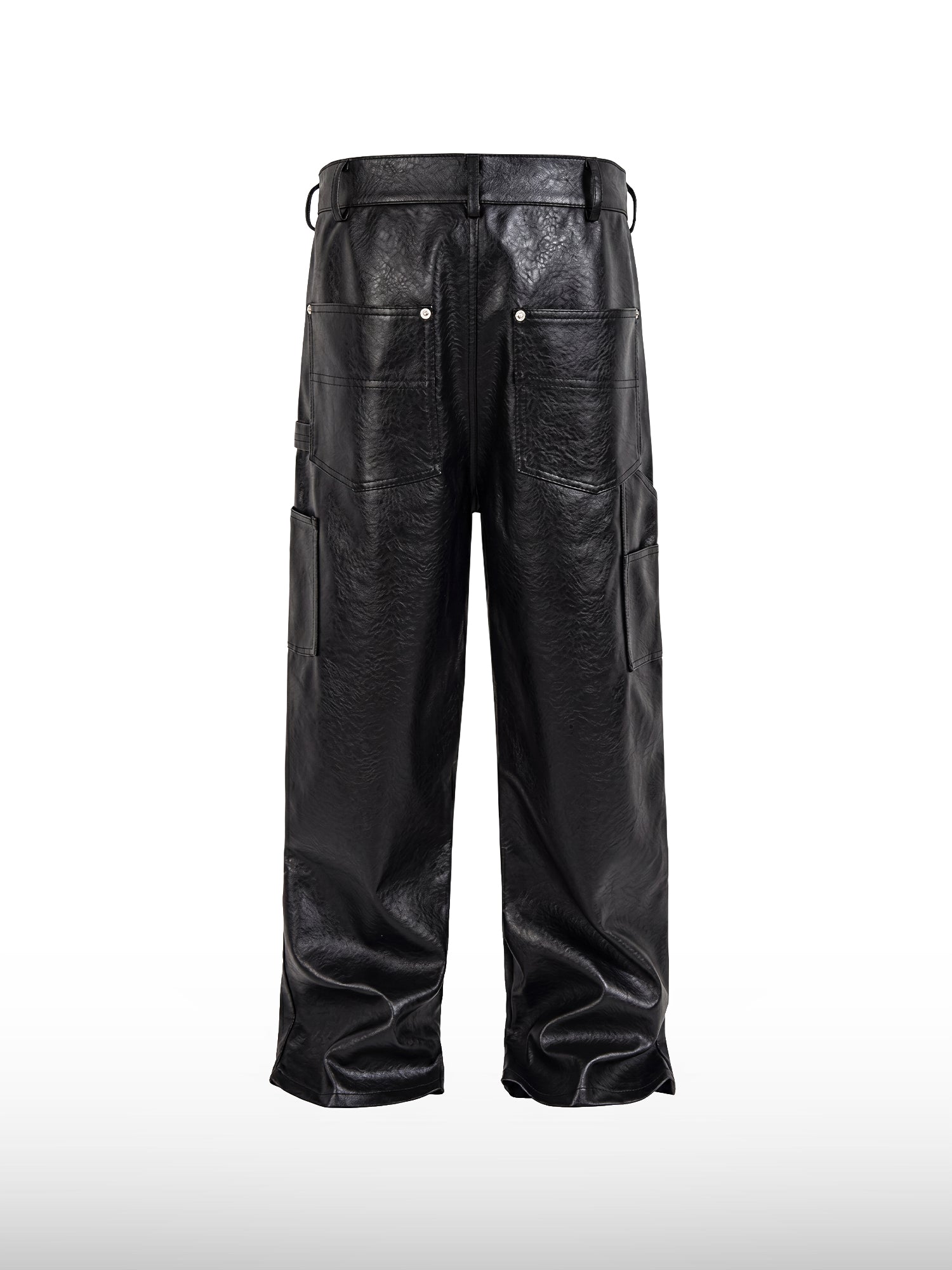 Studded Leather Jeans