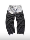 Two-Tone Pinstripe Pants