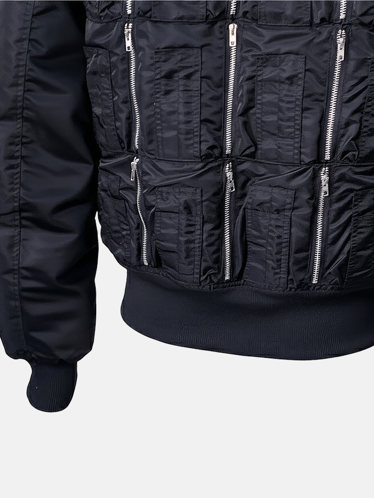Cazadora Bomber Zipper Back