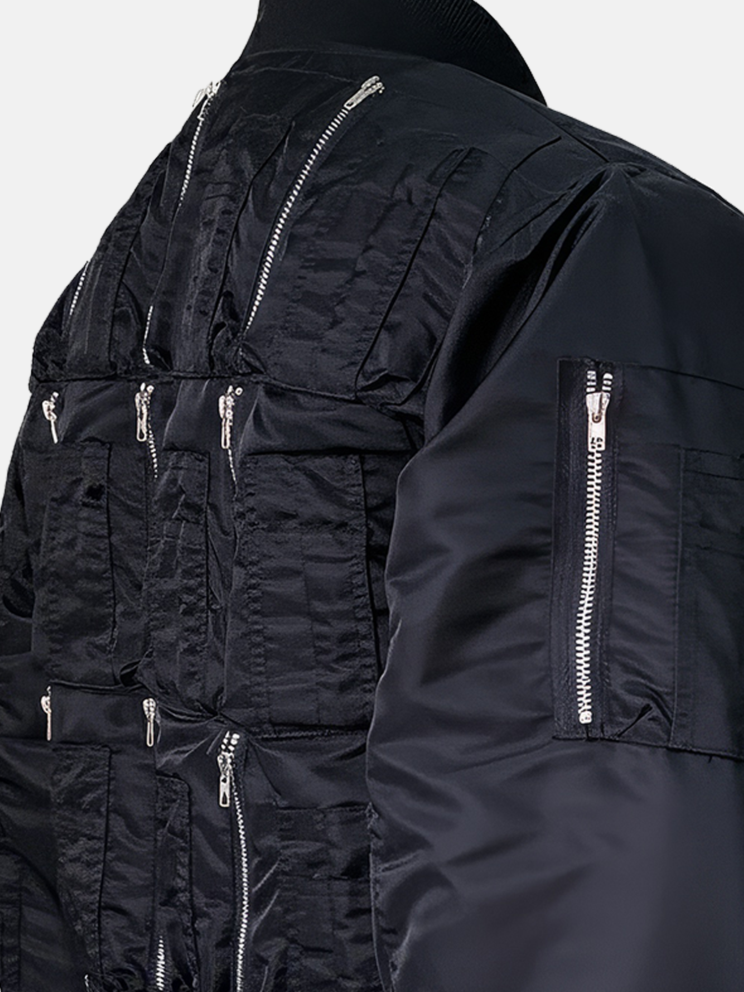 Cazadora Bomber Zipper Back