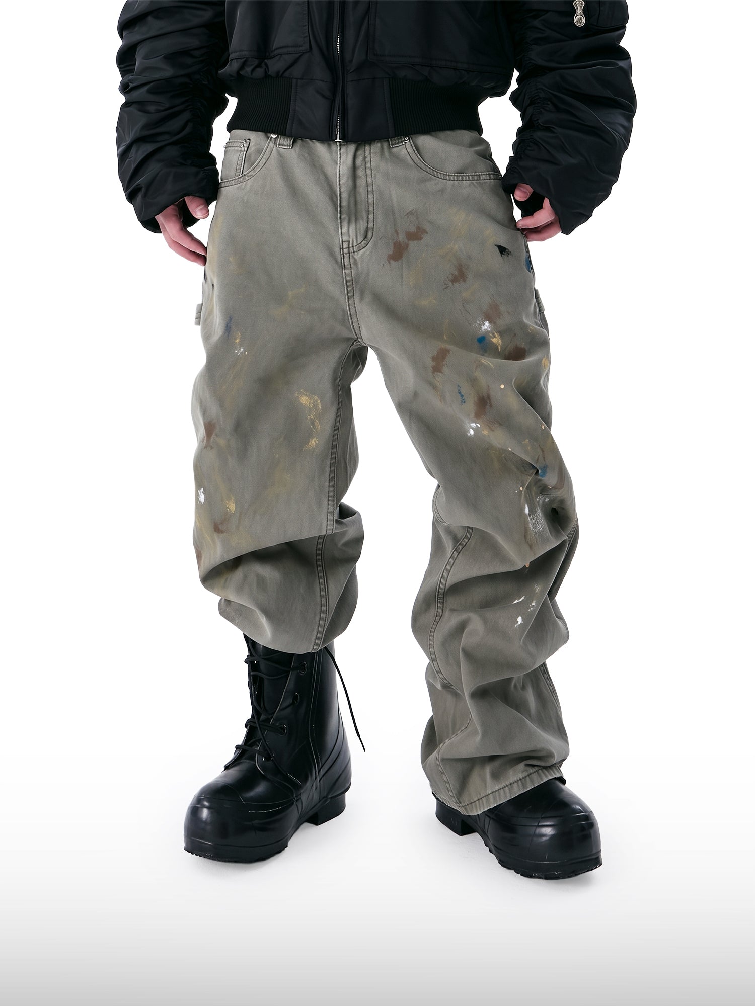 Vintage canvasbroek