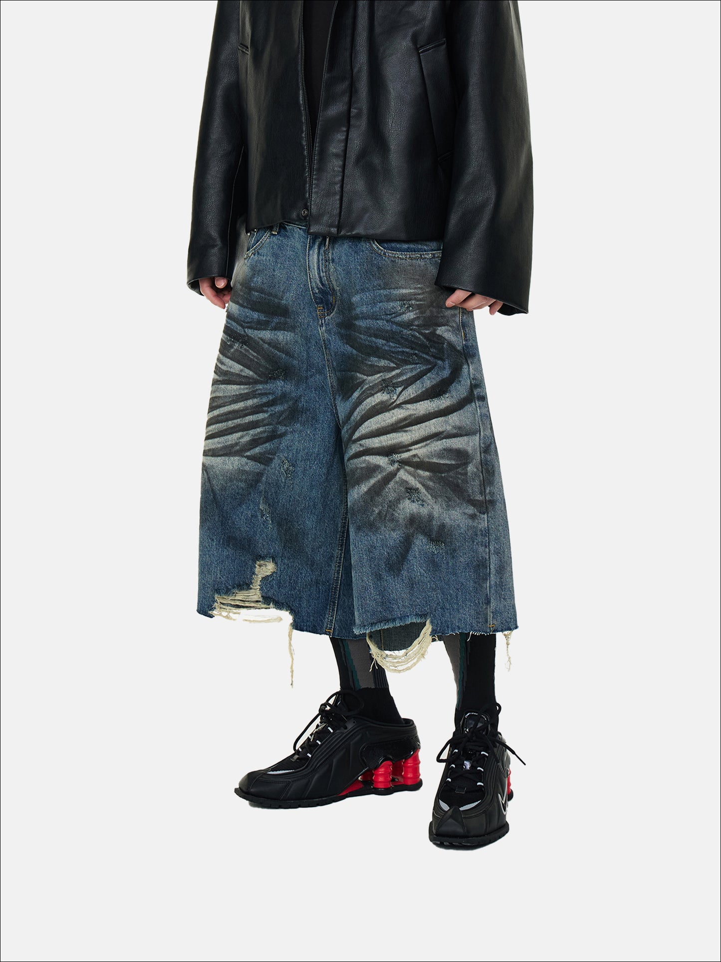 Pantaloncini vintage in difficoltà