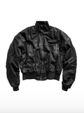 Washed Cotton Bomber Jacket