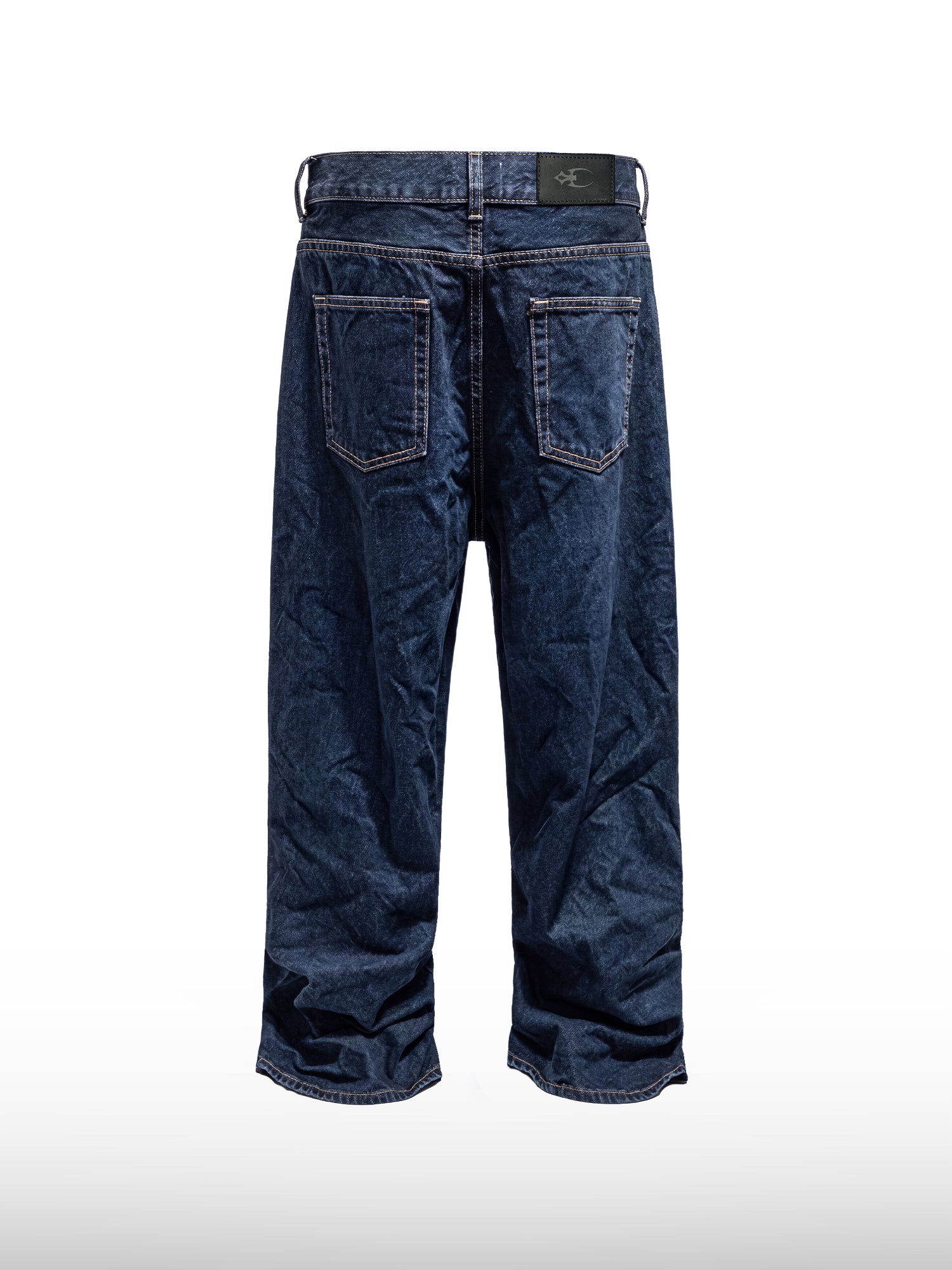 Wide Straight Denim Pants