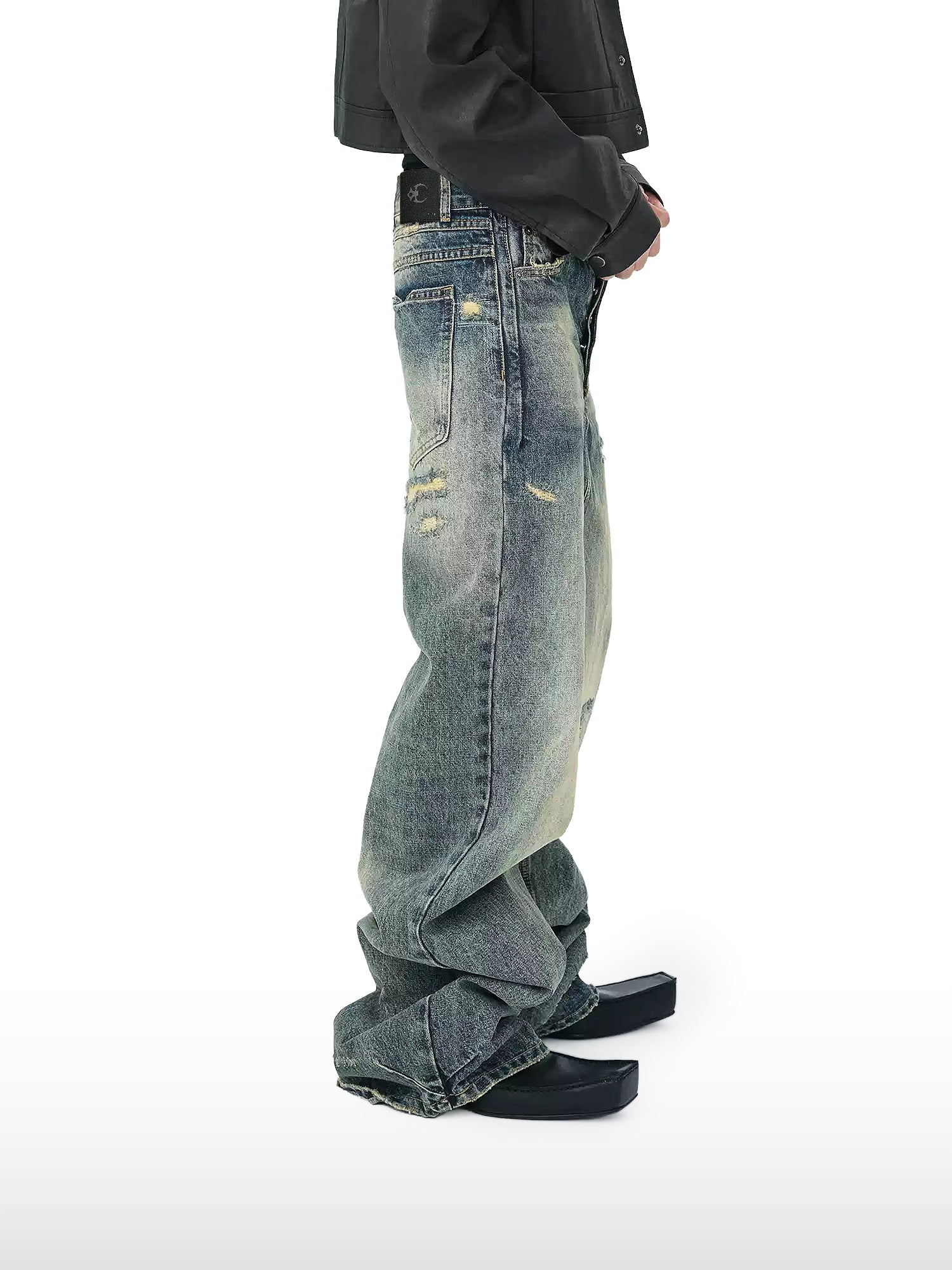 Versleten Rebel-jeans