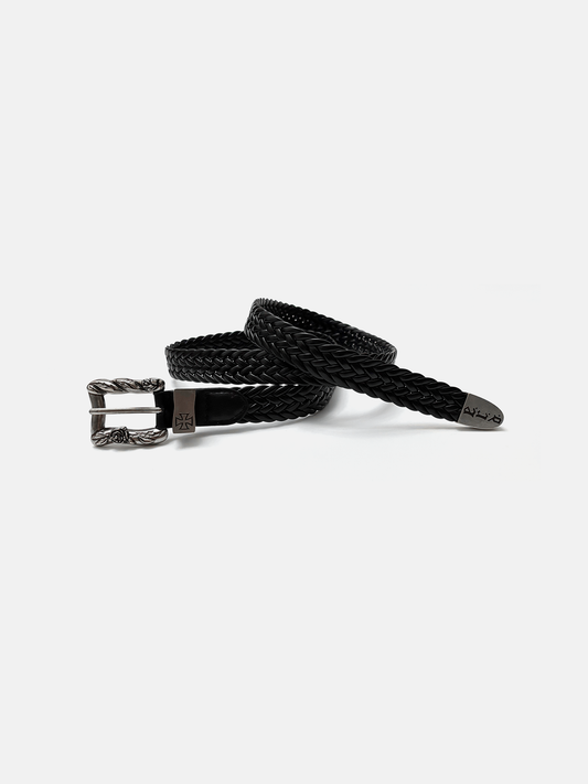Woven Leather Belt