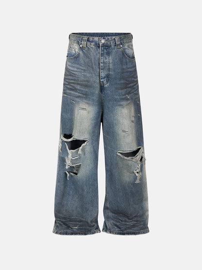 Wrecked Wide Jeans