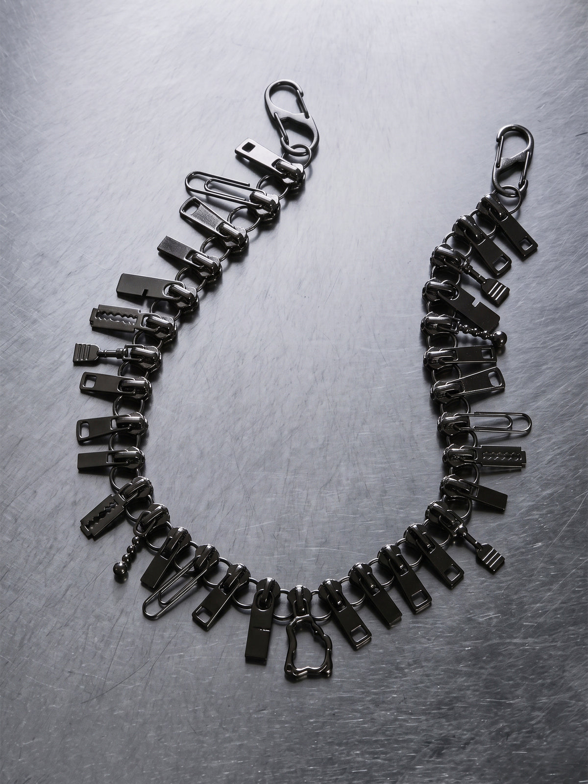 Zipper Charm Waist Chain