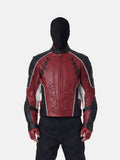 Red Black Moto Jacket